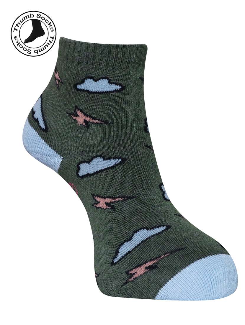 women cotton ankle length socks combo - 21587179 -  Standard Image - 2