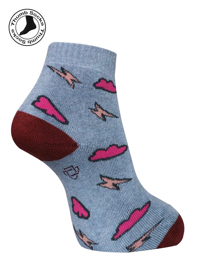 women cotton ankle length socks combo - 21587180 -  Standard Image - 2