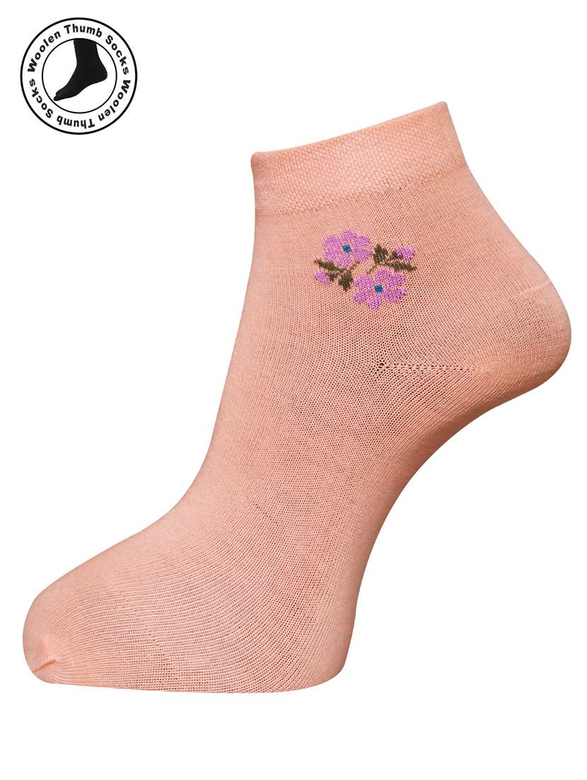 women cotton ankle length socks combo - 21587200 -  Standard Image - 2