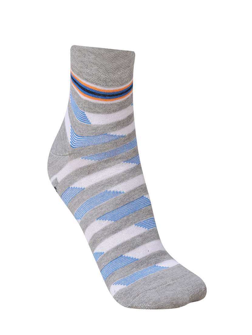 men striped cotton ankle length socks combo - 21587371 -  Standard Image - 2