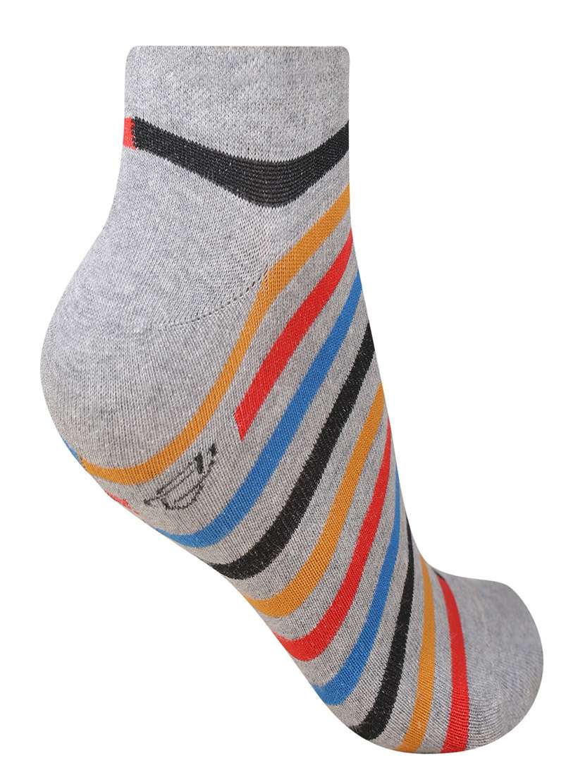 men striped cotton ankle length socks combo - 21587411 -  Standard Image - 2