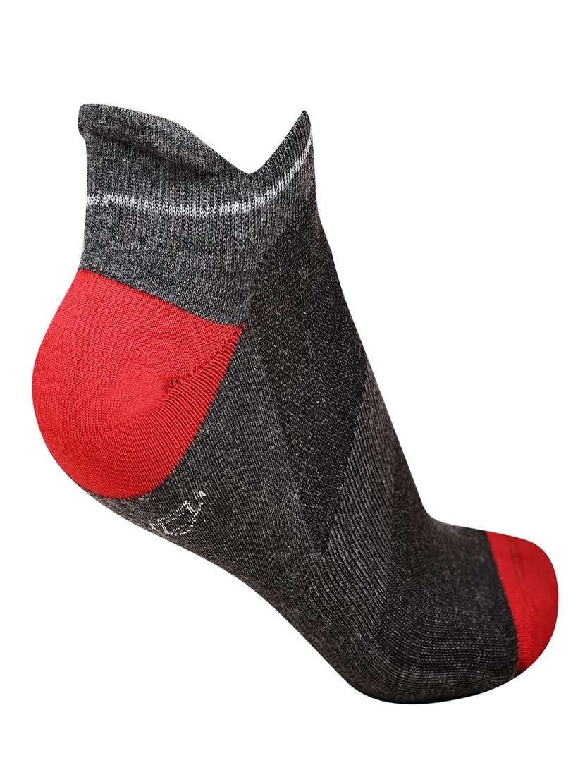 men color block cotton ankle length socks combo - 21587519 -  Standard Image - 2
