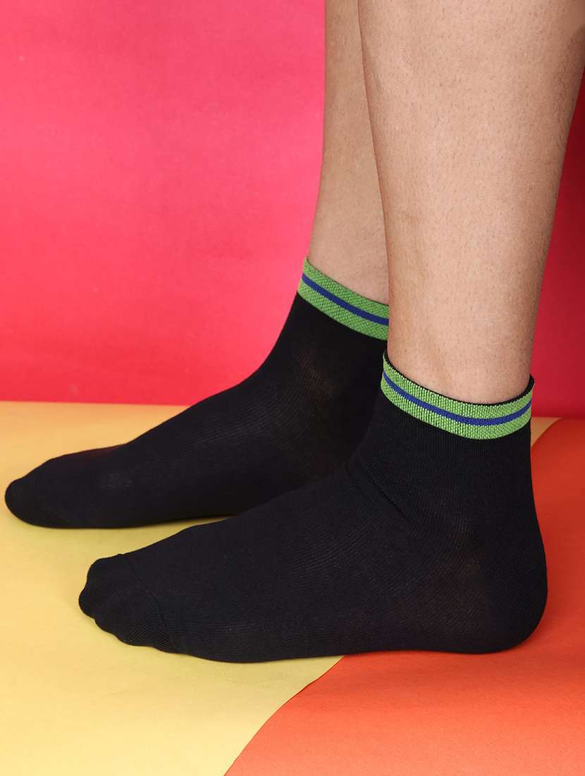 men pack of 3 ankle length socks - 21587562 -  Standard Image - 2