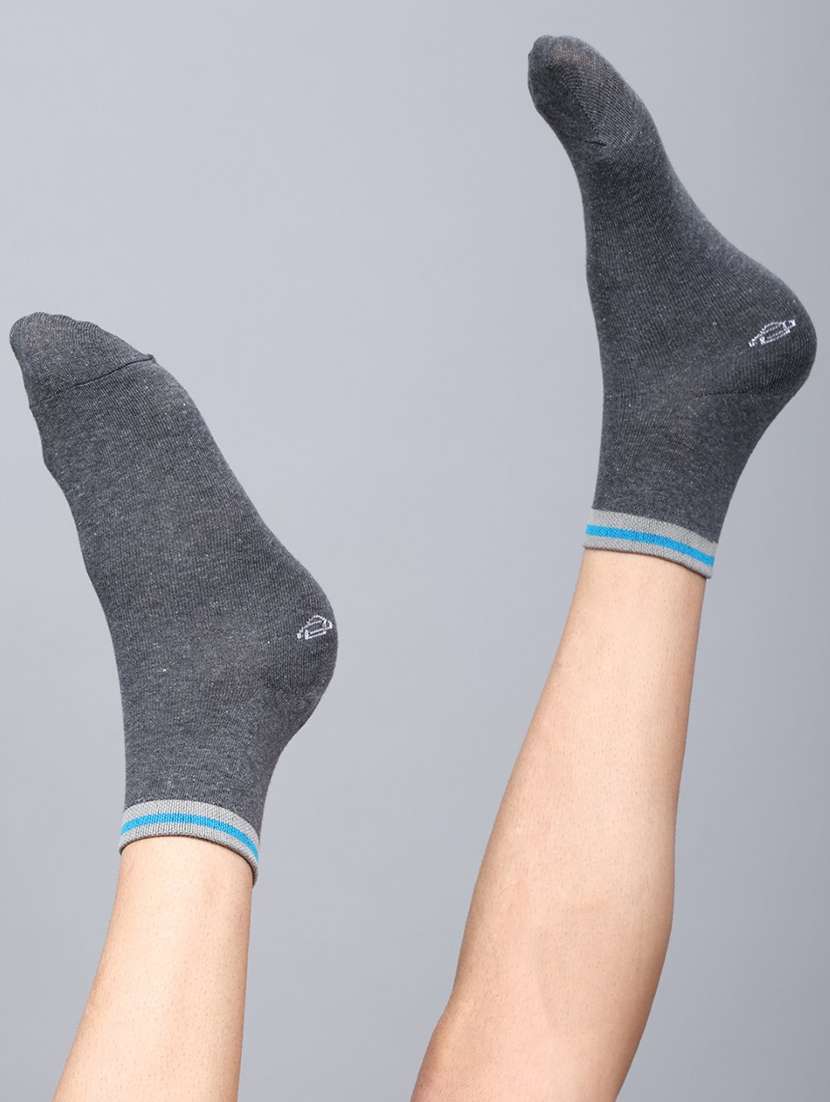 men pack of 3 ankle length socks - 21587565 -  Standard Image - 2