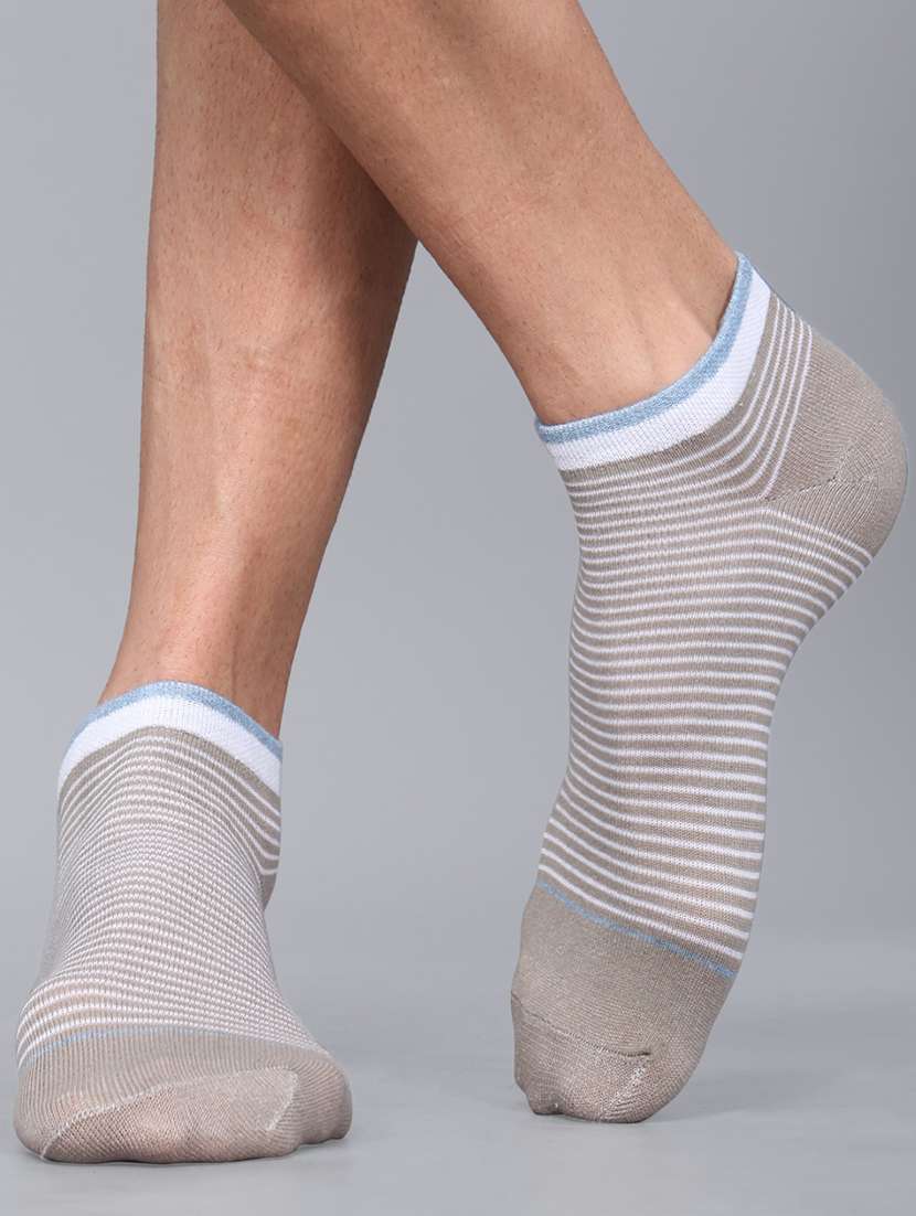 men cotton ankle length socks combo - 21587614 -  Standard Image - 2