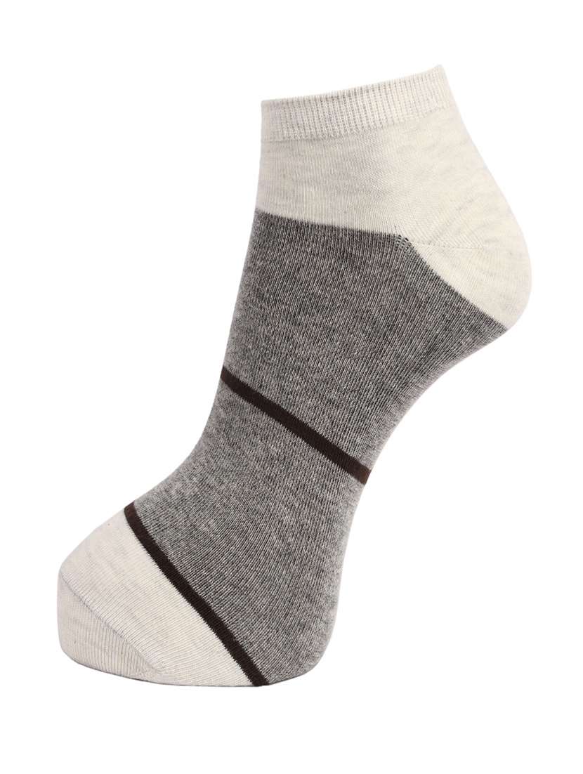 men striped cotton ankle length socks combo - 21587643 -  Standard Image - 2