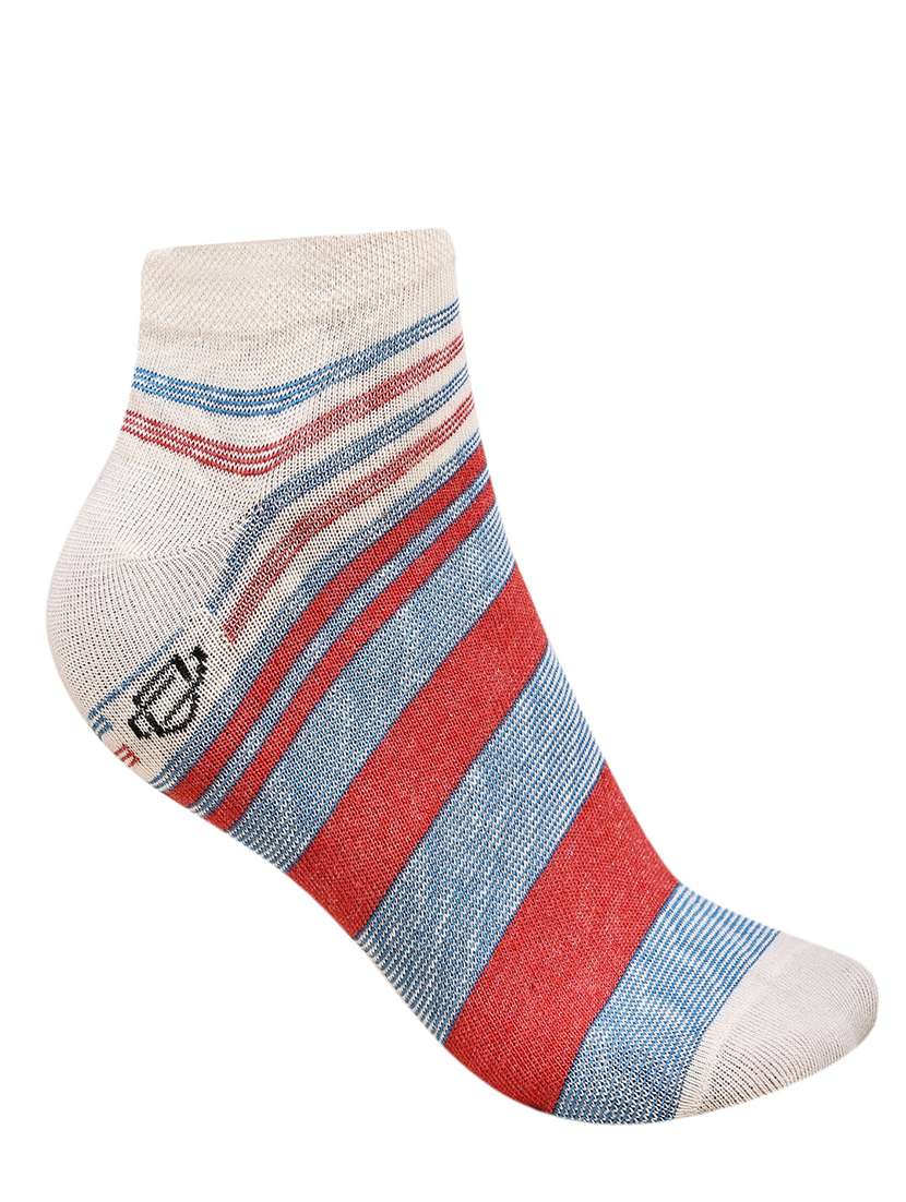 men striped cotton ankle length socks combo - 21587670 -  Standard Image - 2