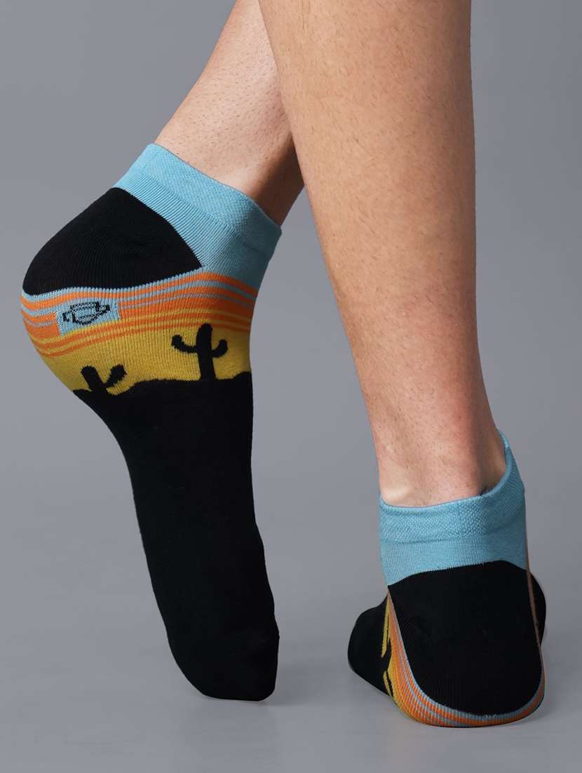 men cotton ankle length socks combo - 21587752 -  Standard Image - 2