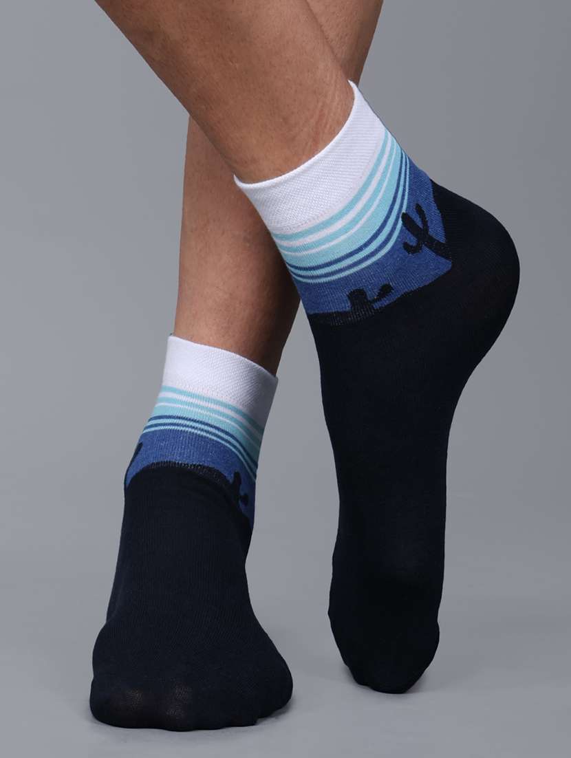 men cotton ankle length socks combo - 21587753 -  Standard Image - 2