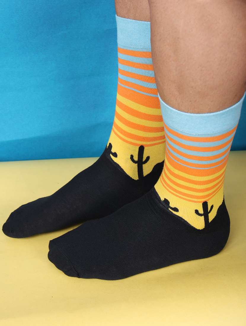 men cotton above ankle length socks combo - 21587756 -  Standard Image - 2