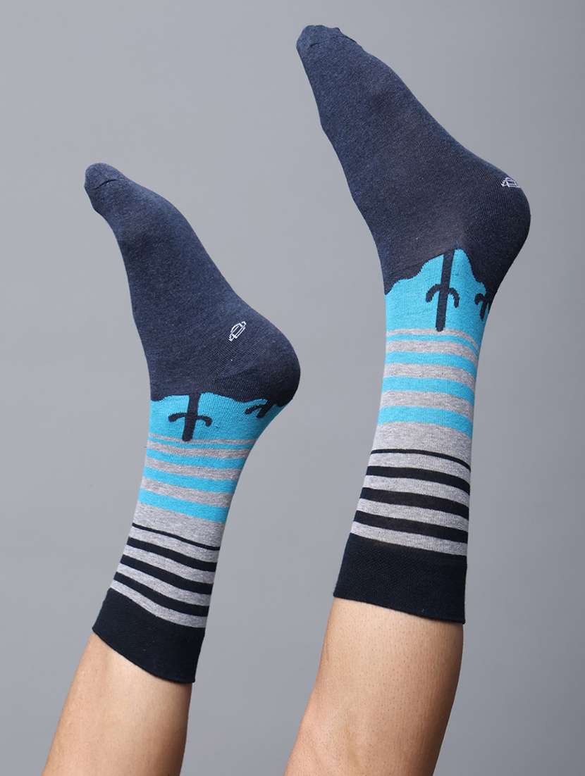 men cotton above ankle length socks combo - 21587758 -  Standard Image - 2