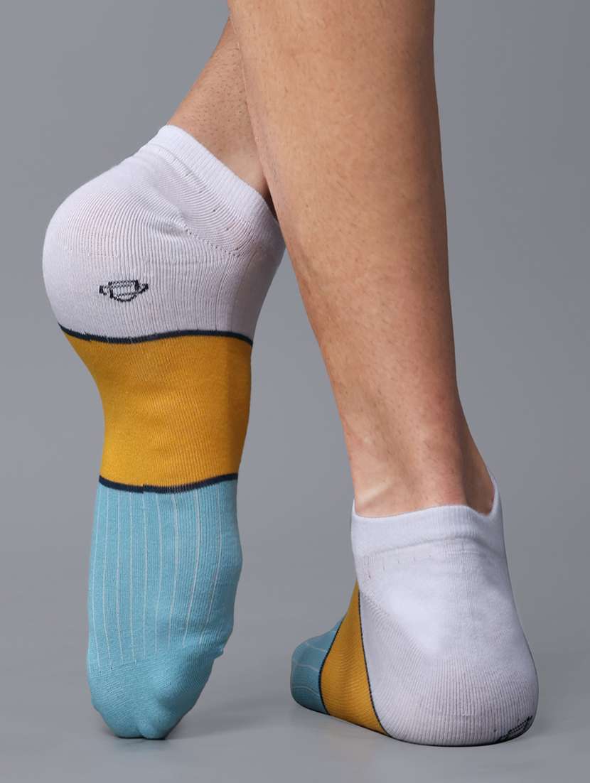 men cotton ankle length socks combo - 21587779 -  Standard Image - 2