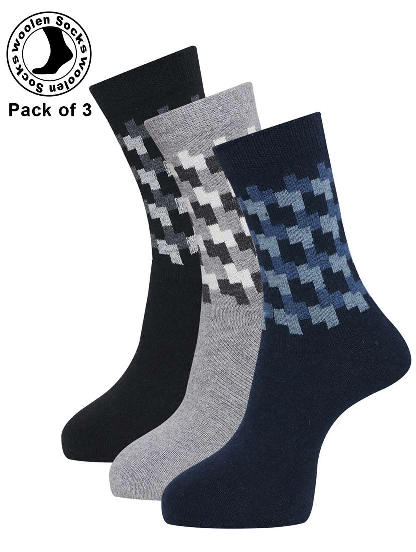 men pack of 3 above ankle length sock