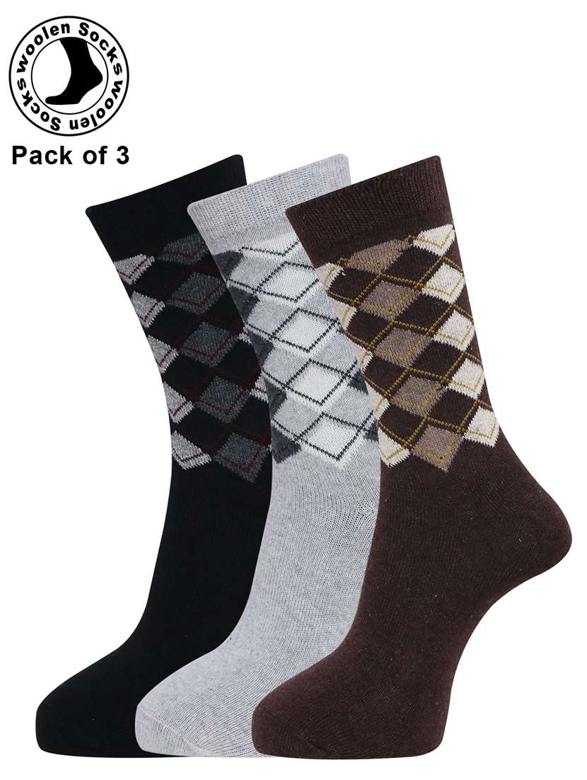 men pack of 3 above ankle length sock