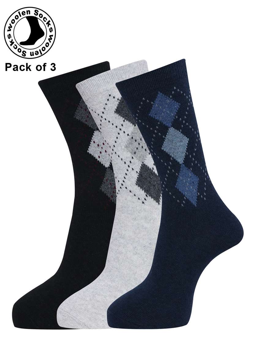 men pack of 3 above ankle length sock