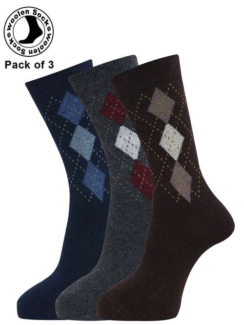 men pack of 3 above ankle length sock - 21588132 -  Standard Image - 0