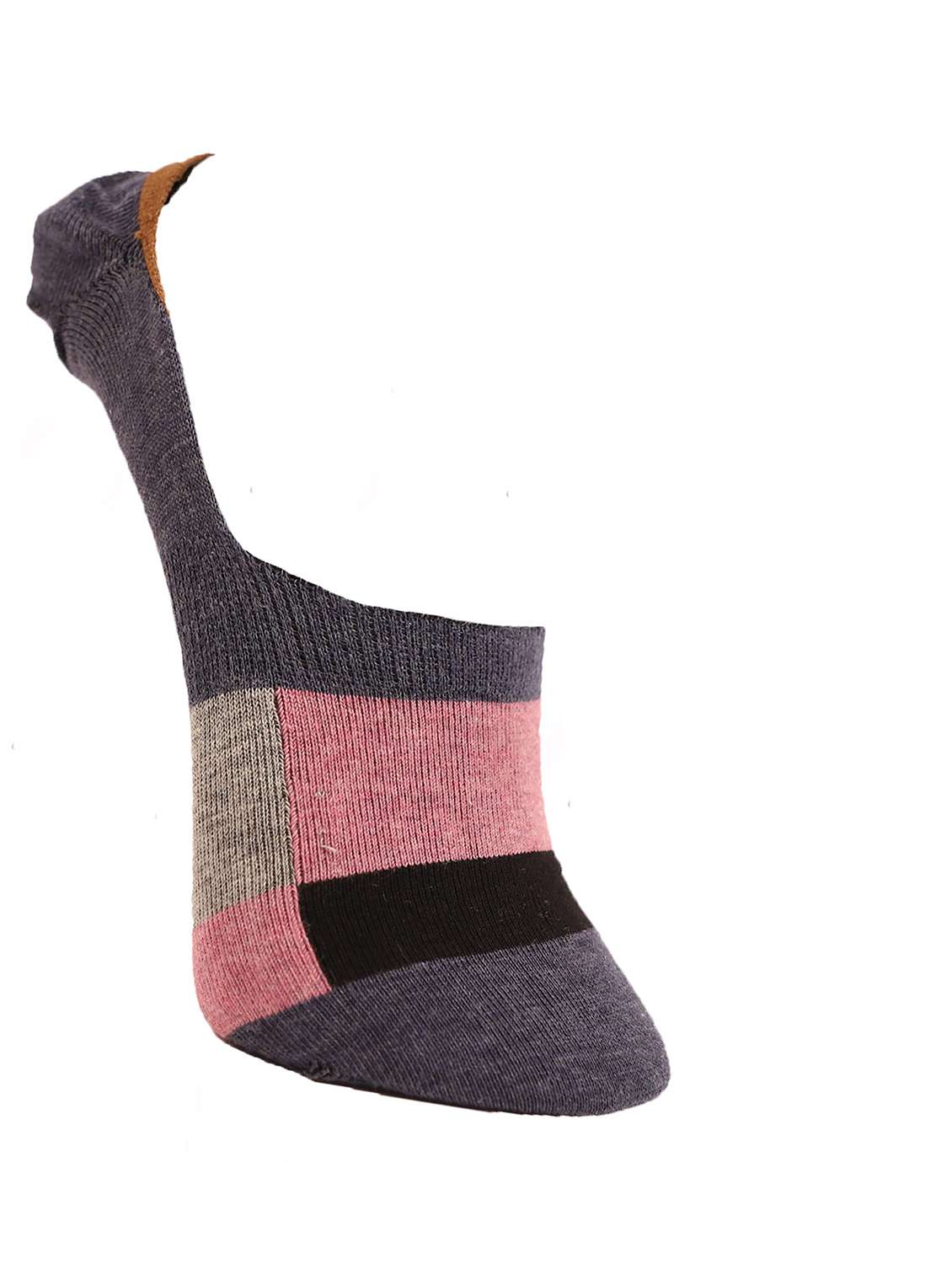 men pack of 3 color block no show socks - 21588519 -  Standard Image - 2