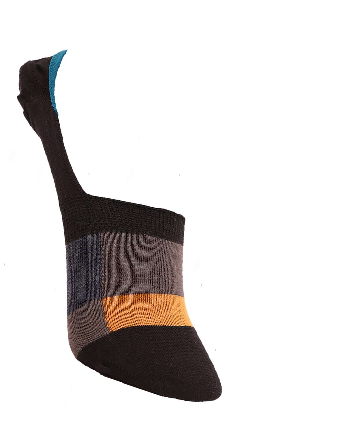 men pack of 3 color block no show socks - 21588520 -  Standard Image - 2