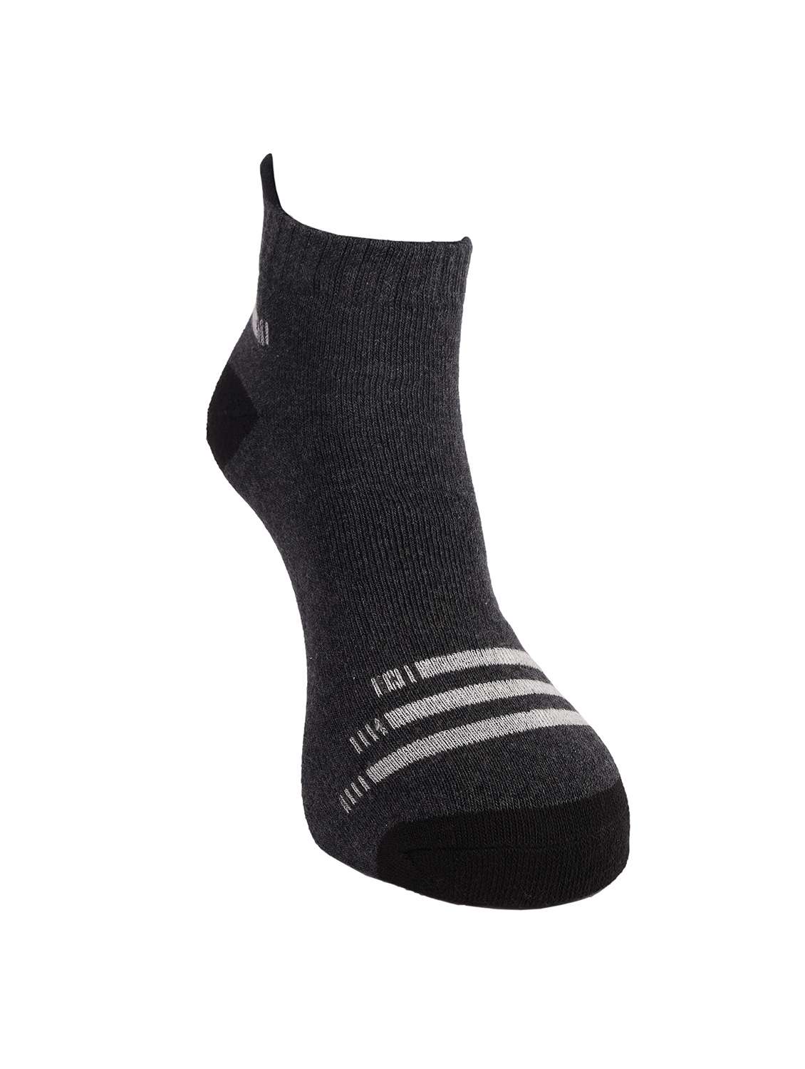 men pack of 3 color block ankle length socks - 21588559 -  Standard Image - 2