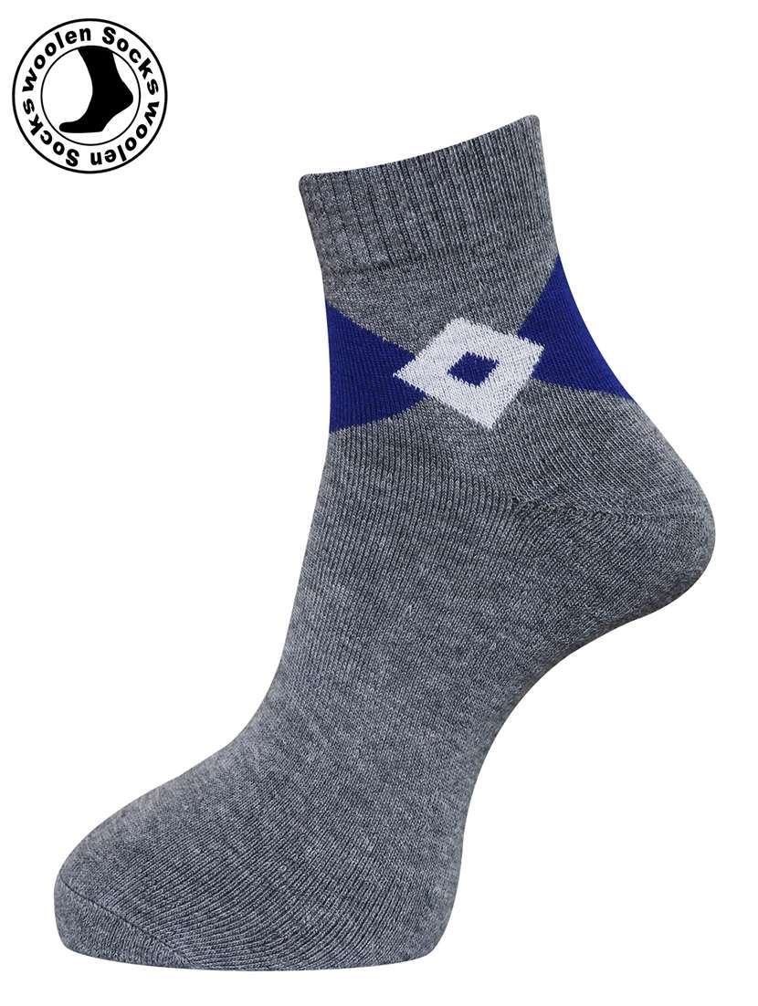 men pack of 3 printed ankle length socks combo - 21588683 -  Standard Image - 2