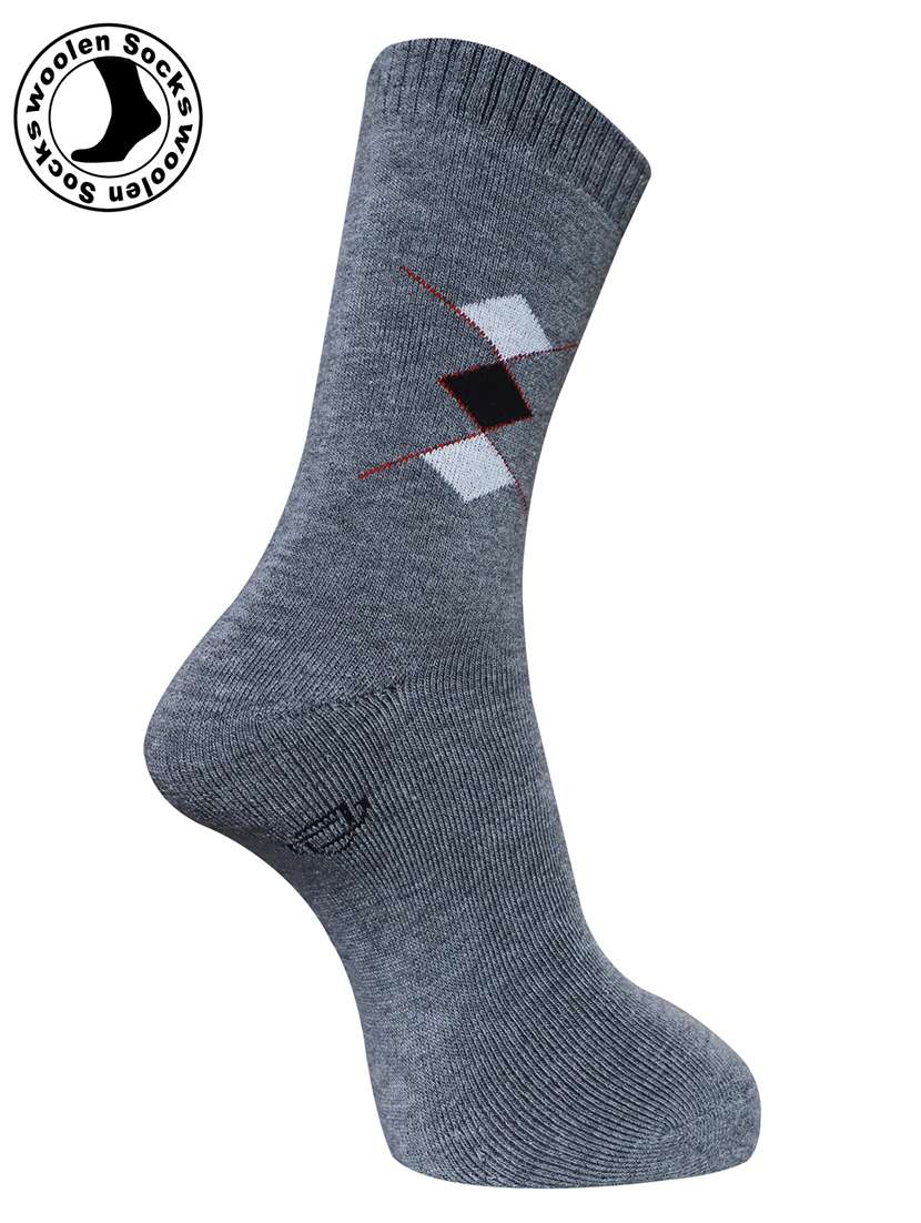 men pack of 3 printed above ankle length socks combo - 21588690 -  Standard Image - 2