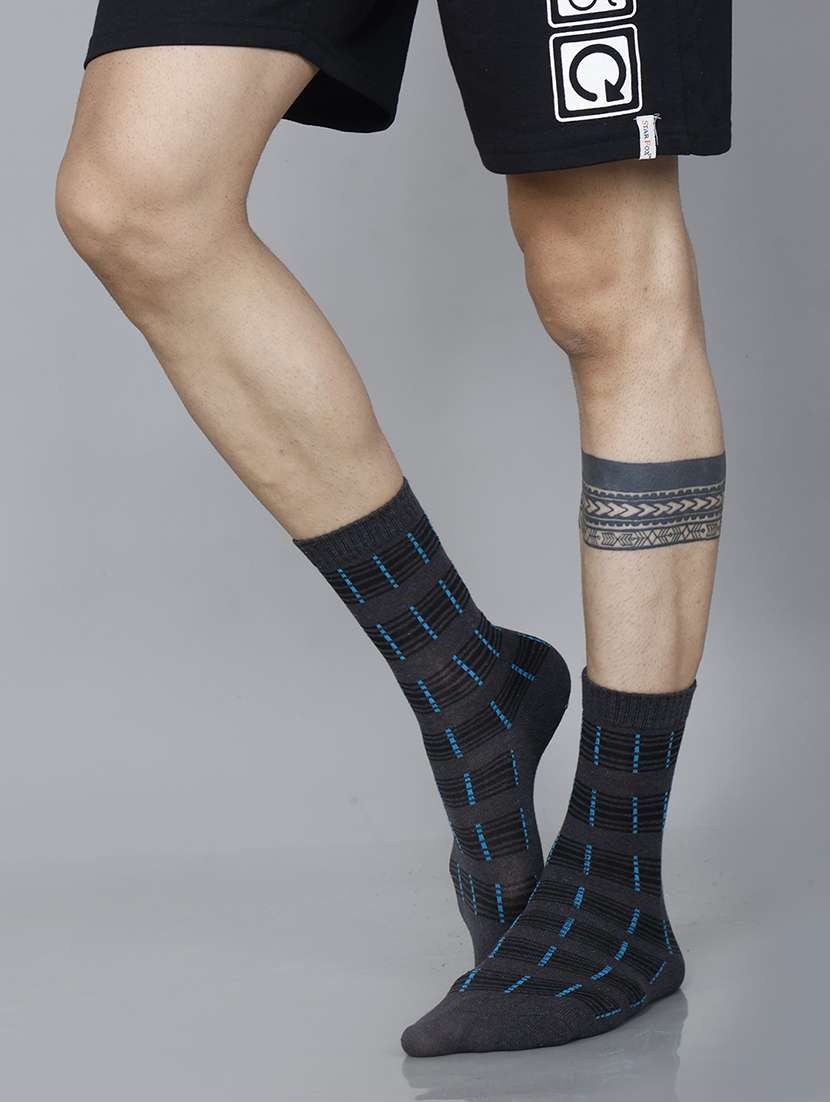 men self design above ankle length socks combo - 21588763 -  Standard Image - 2
