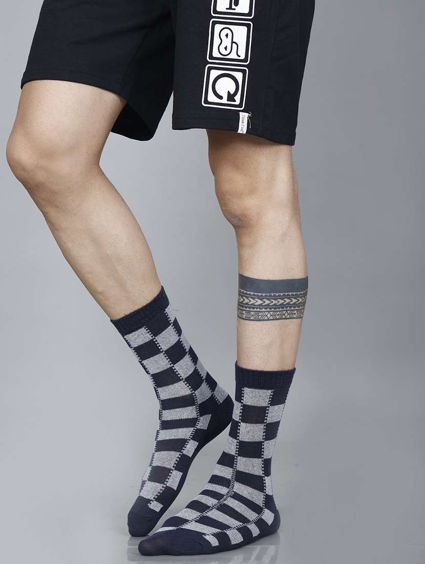 men self design above ankle length socks combo - 21588765 -  Standard Image - 2
