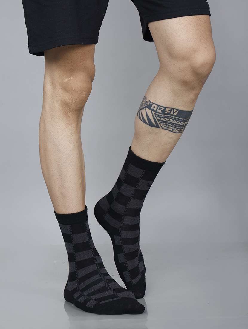 men self design above ankle length socks combo - 21588767 -  Standard Image - 2