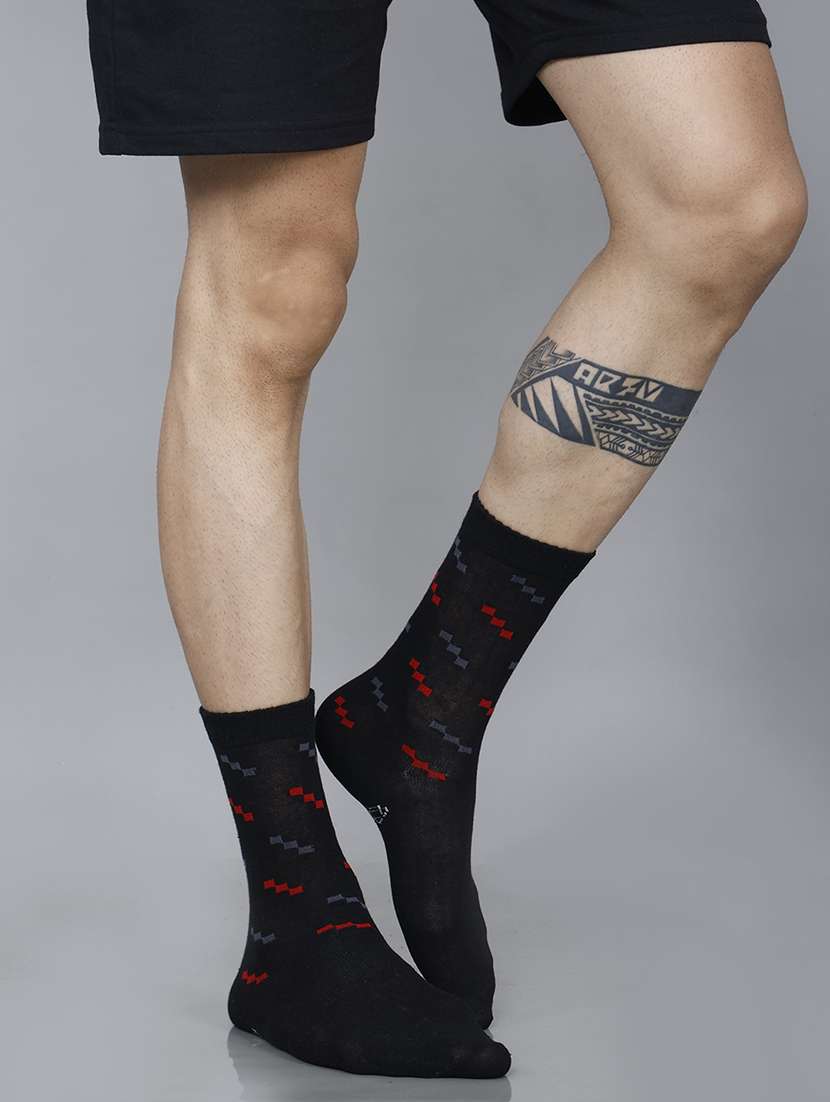 men self design above ankle length socks combo - 21588768 -  Standard Image - 2