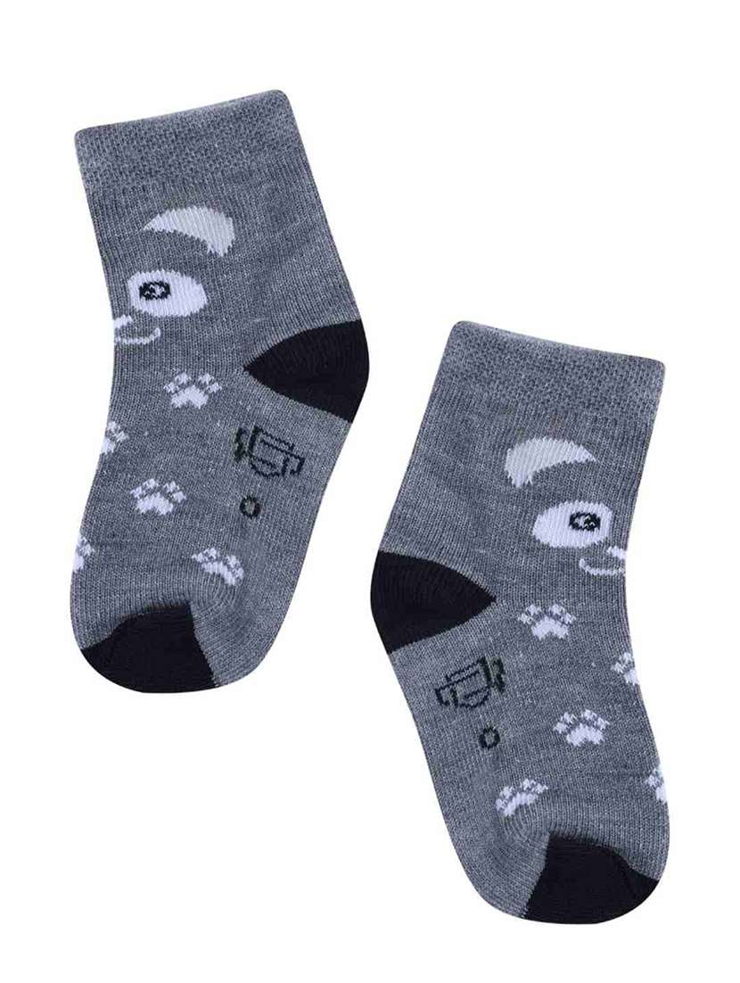 boys printed ankle length socks combo - 21588801 -  Standard Image - 2