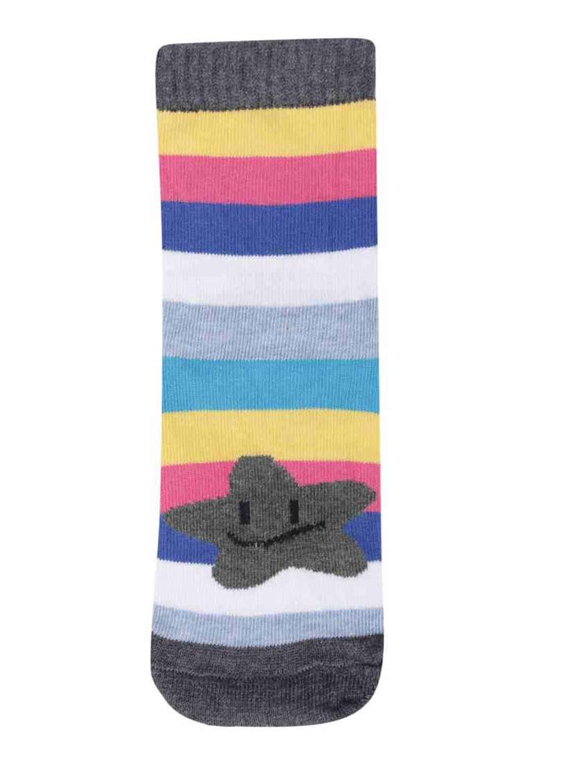 boys printed ankle length socks combo - 21588827 -  Standard Image - 2