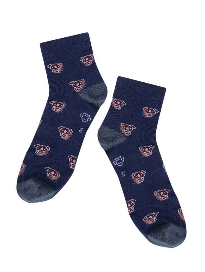 boys printed ankle length socks combo - 21588853 -  Standard Image - 2