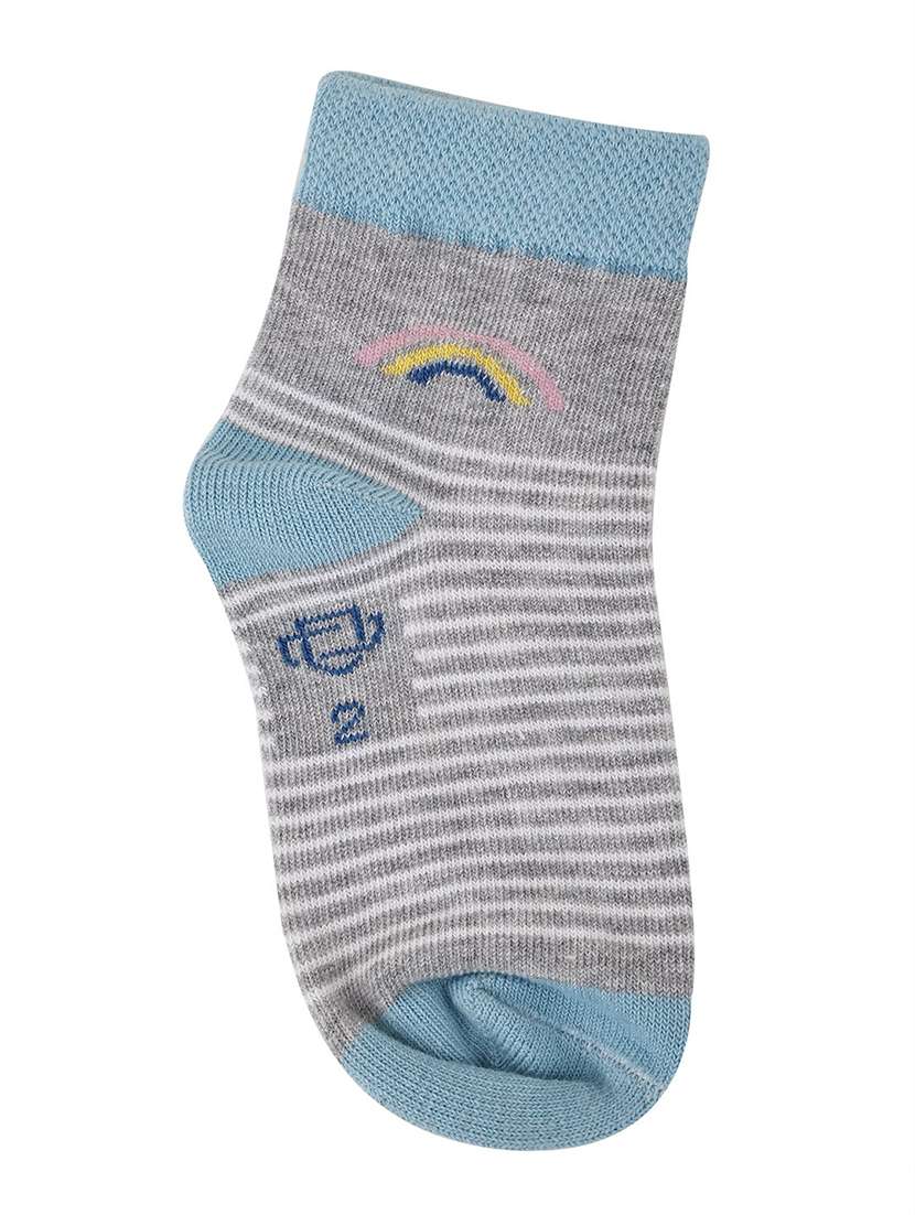 boys pack of 5 ankle length sock - 21589104 -  Standard Image - 2