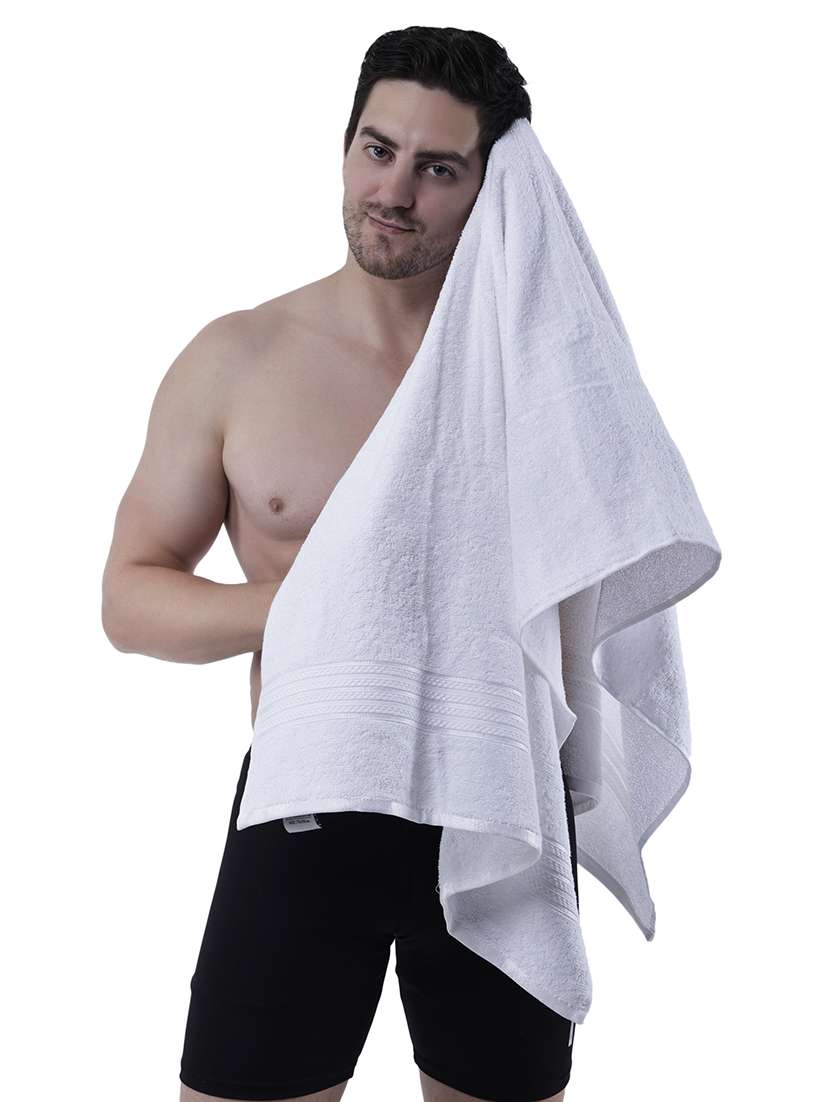 solid ultra-absorbent bath towel for men and women