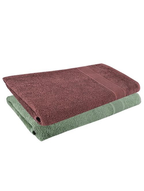 pack of 2 solid ultra-absorbent bath towel for men and women - 21589291 - Standard Image - 0