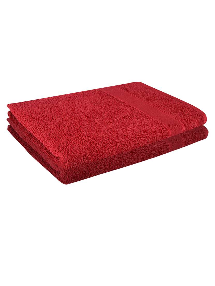 pack of 2 solid ultra-absorbent bath towel for men and women