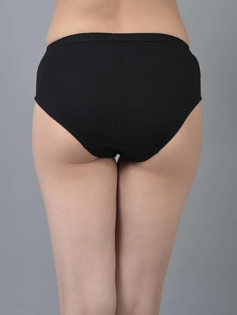 women solid mid rise hipster panty combo - 21592804 - Standard Image - 2