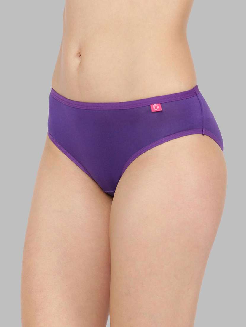 women solid mid rise bikini panty combo - 21592840 -  Standard Image - 2