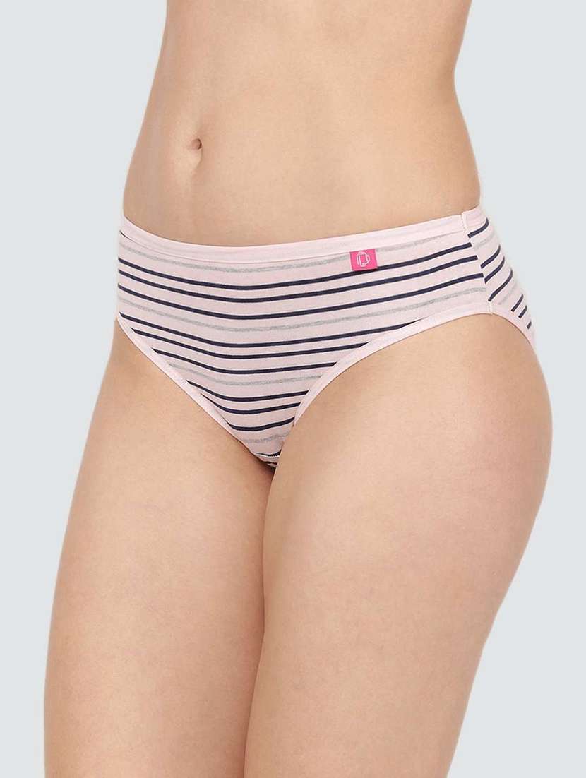 women striped mid rise hipster panty combo - 21592855 -  Standard Image - 2