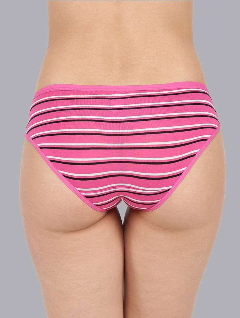 women striped mid rise hipster panty combo - 21592859 -  Standard Image - 2