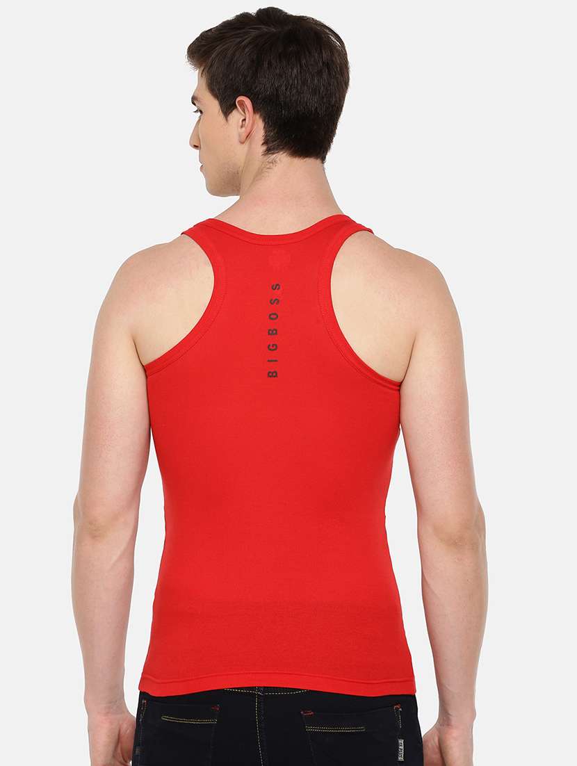 men pack of 2 solid vest - 21594525 -  Standard Image - 2