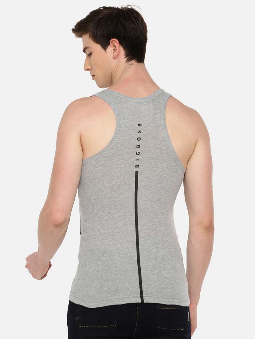 men pack of 2 solid vest - 21594530 -  Standard Image - 2