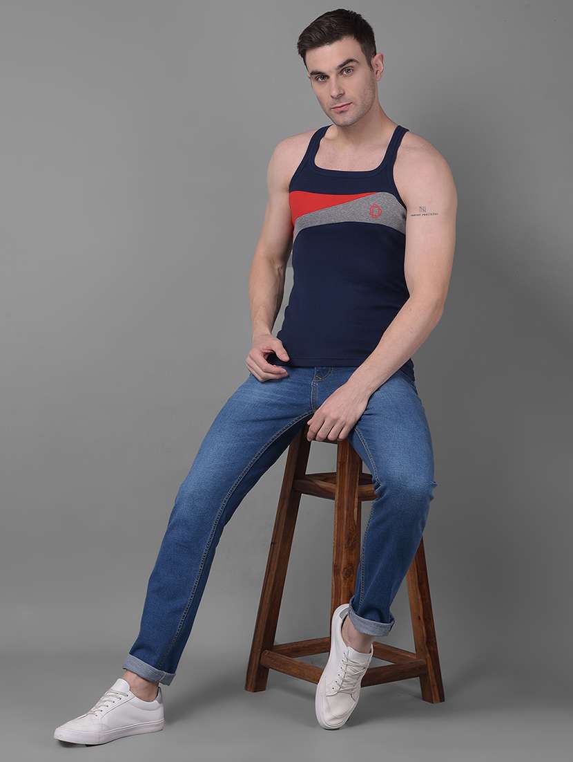 men pack of 2 color block vest - 21594580 -  Standard Image - 2