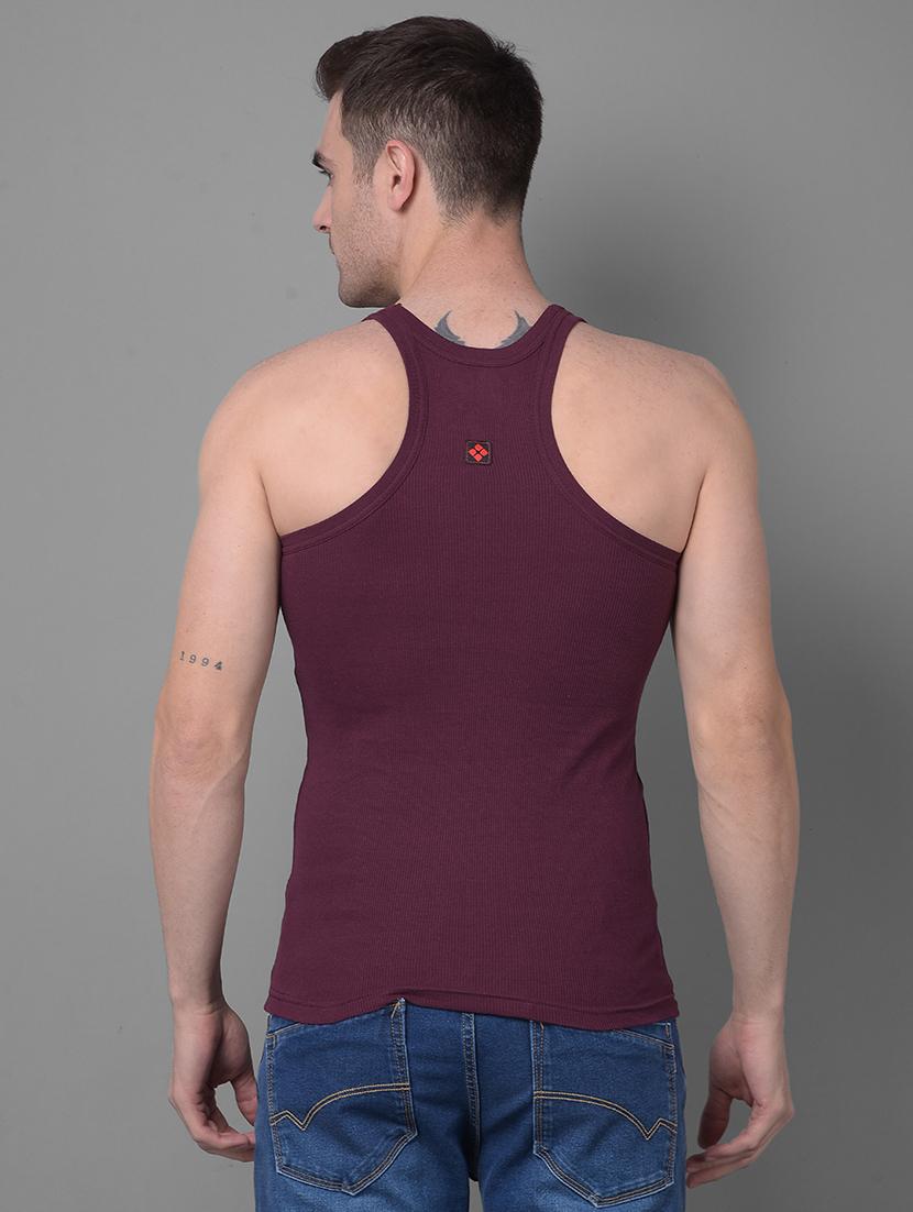 men pack of 2 solid vest - 21594629 - Standard Image - 2