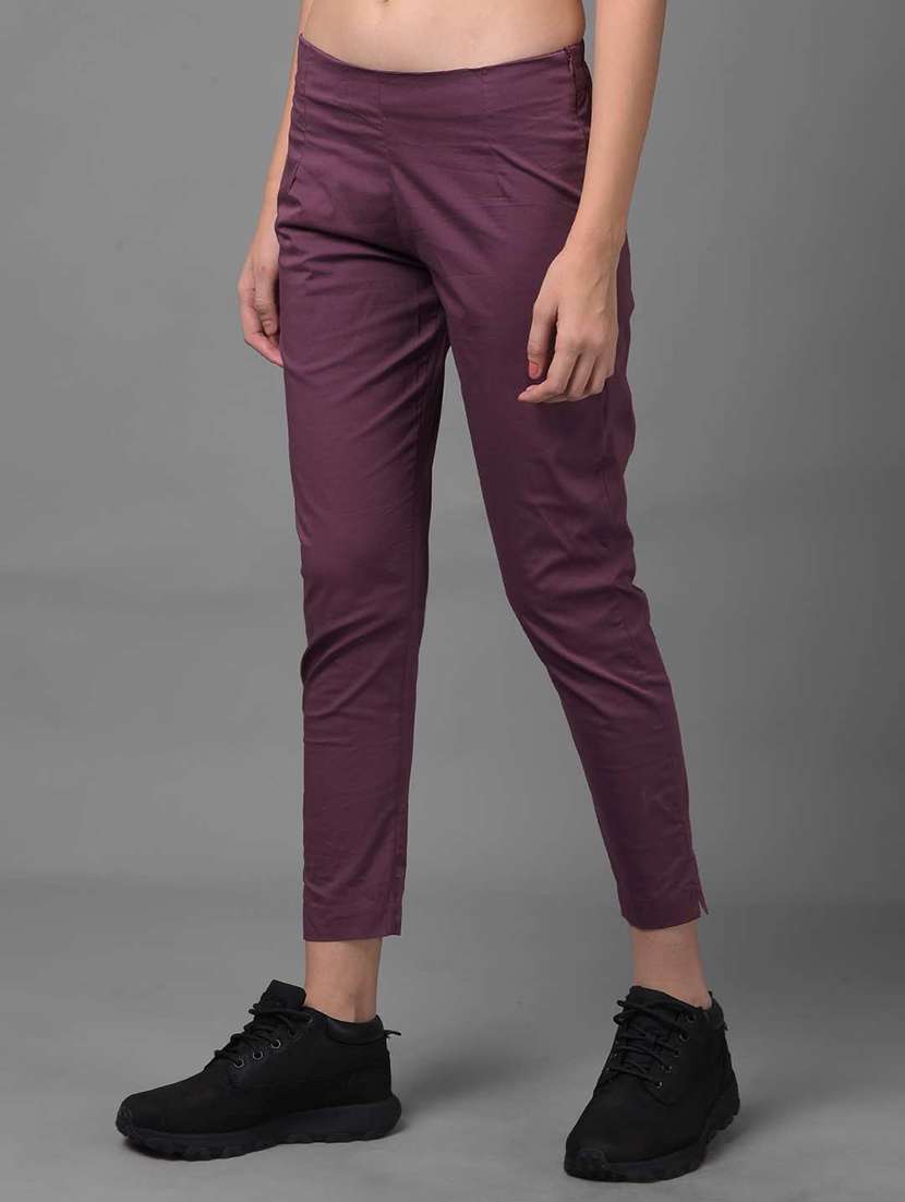 women solid ankle length jegging - 21594907 -  Standard Image - 2