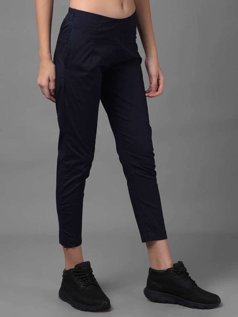 women solid ankle length jegging - 21594911 -  Standard Image - 2