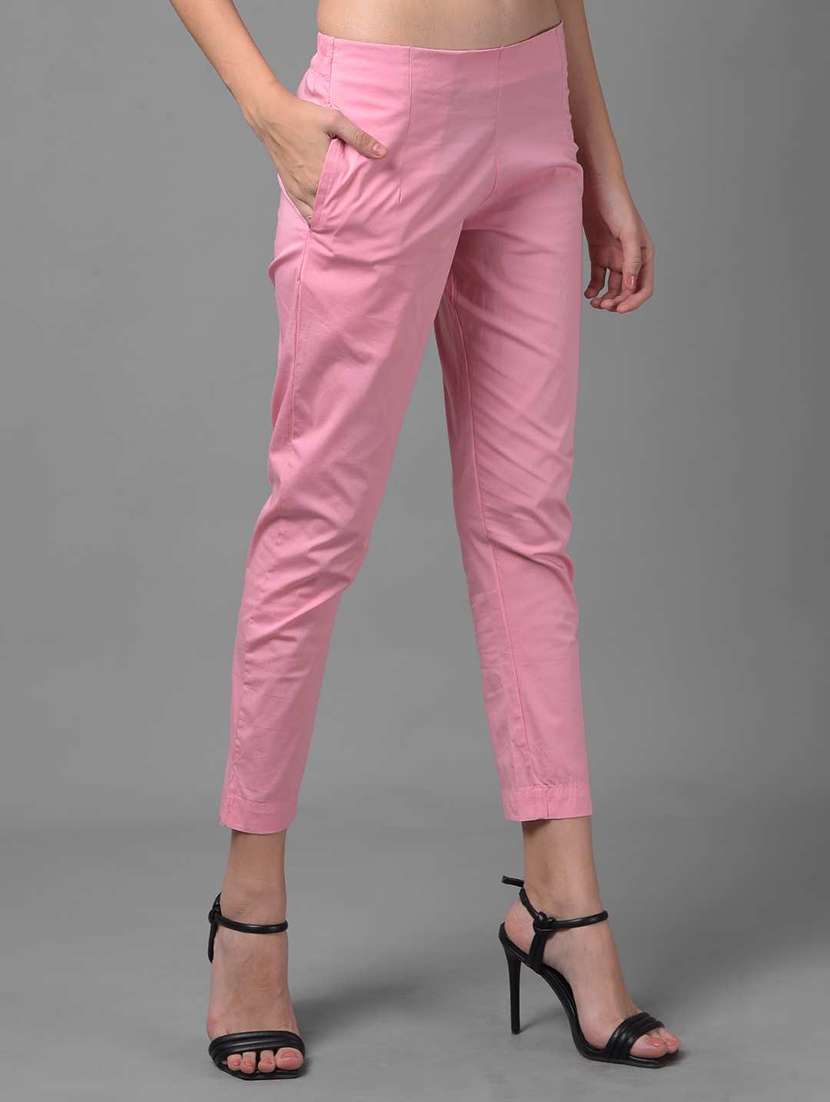 women solid ankle length jegging - 21594913 -  Standard Image - 2