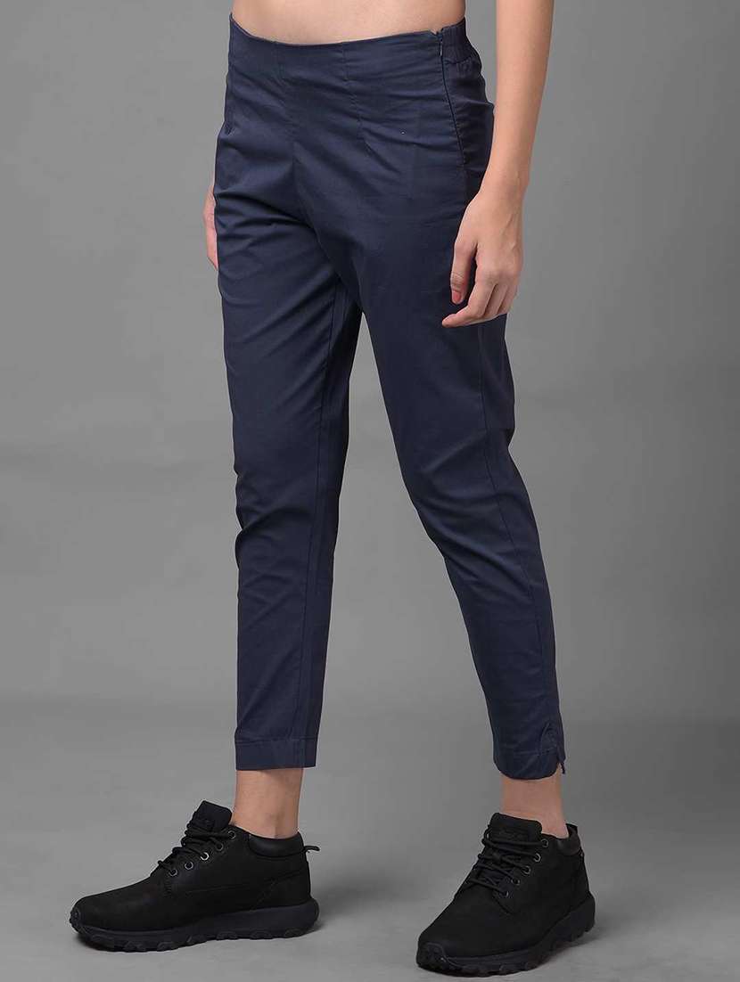 women solid ankle length jegging - 21594916 -  Standard Image - 2