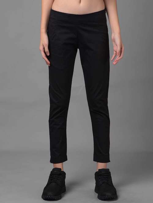 women solid ankle length jegging - 21594927 - Standard Image - 0