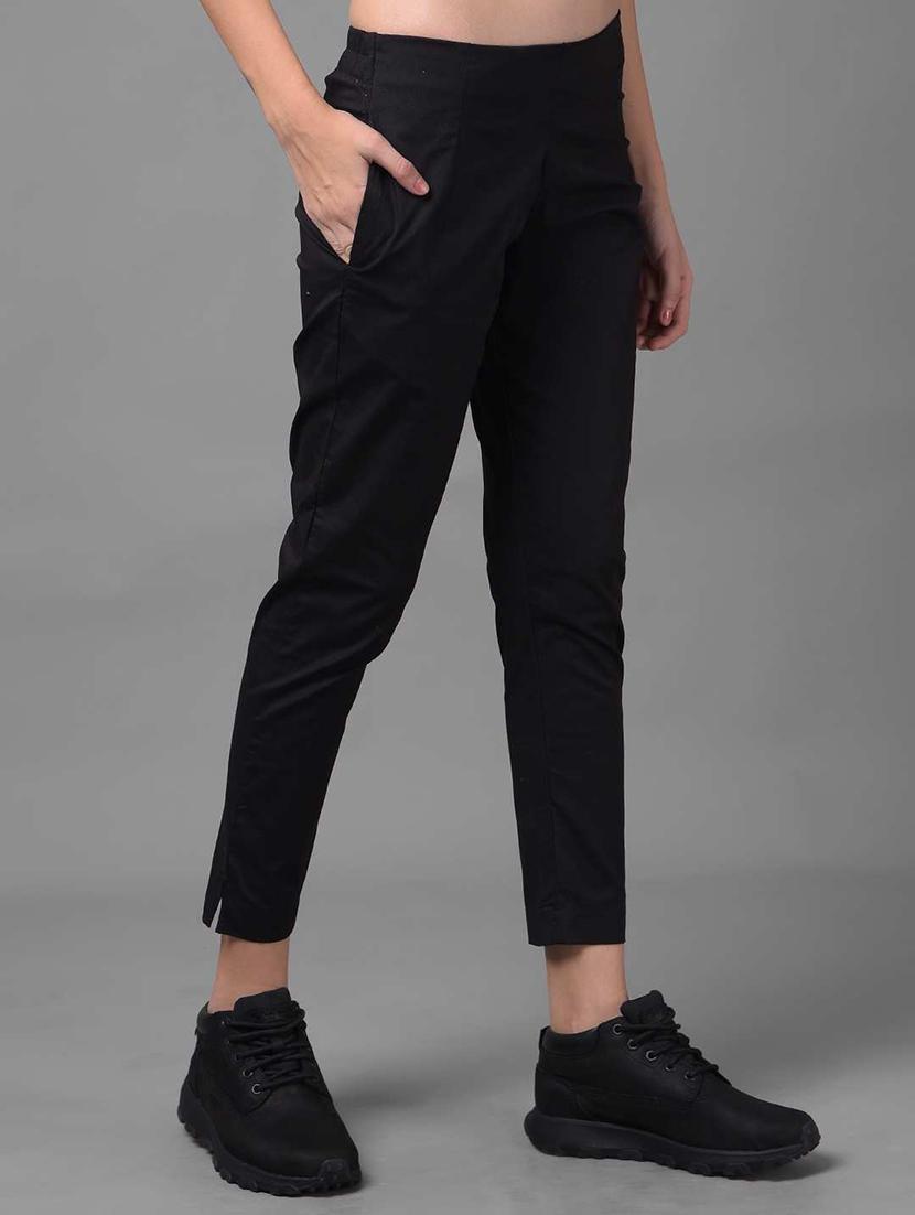 women solid ankle length jegging - 21594927 - Standard Image - 2